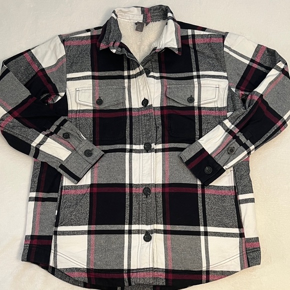 NWOT Eddie Bauer Fleece Lined Shirt Jacket - Picture 1 of 5